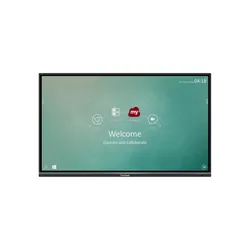 Viewsonic IFP7550-2EP tableau blanc interactif et accessoire 189,2 cm (74.5") 3840 x 2160 pixels Écran tactile Noir